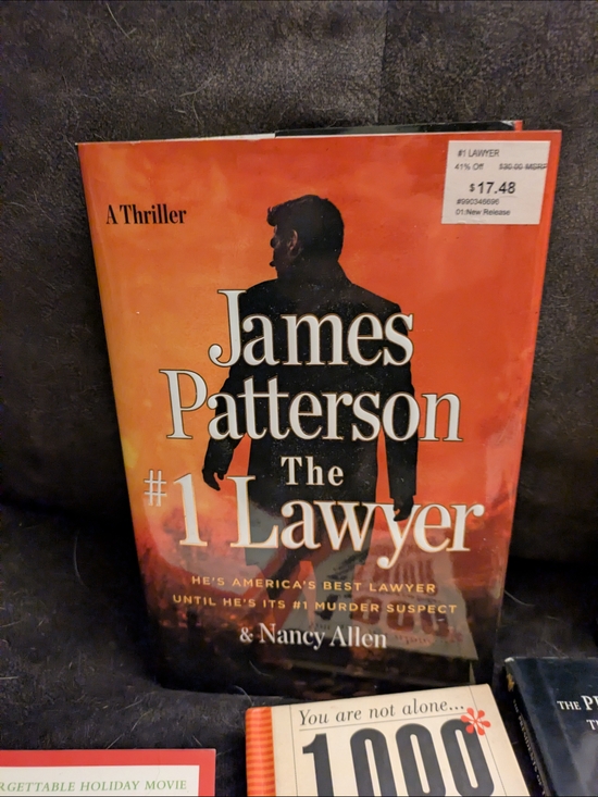 Other - James Patterson "The #1 Lawyer" Hardcover Thriller